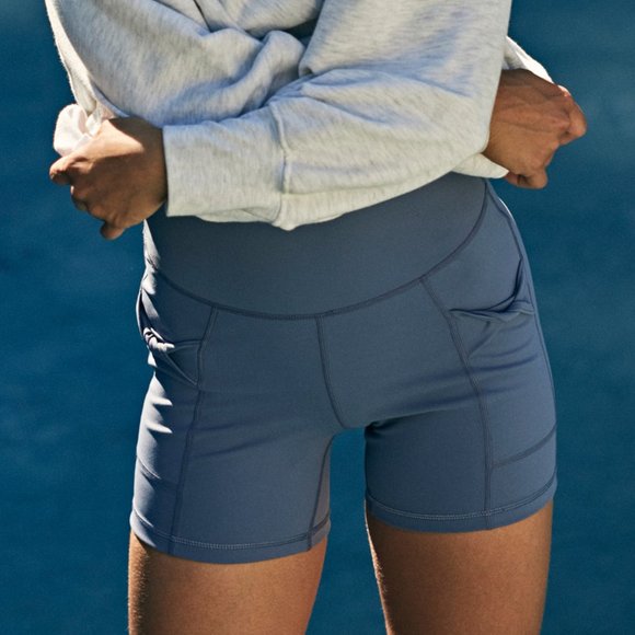 Free People Pants - 🎉LAST CHANCE🎉 NWT FP Movement Wave Rider Shorts / Blue Granite